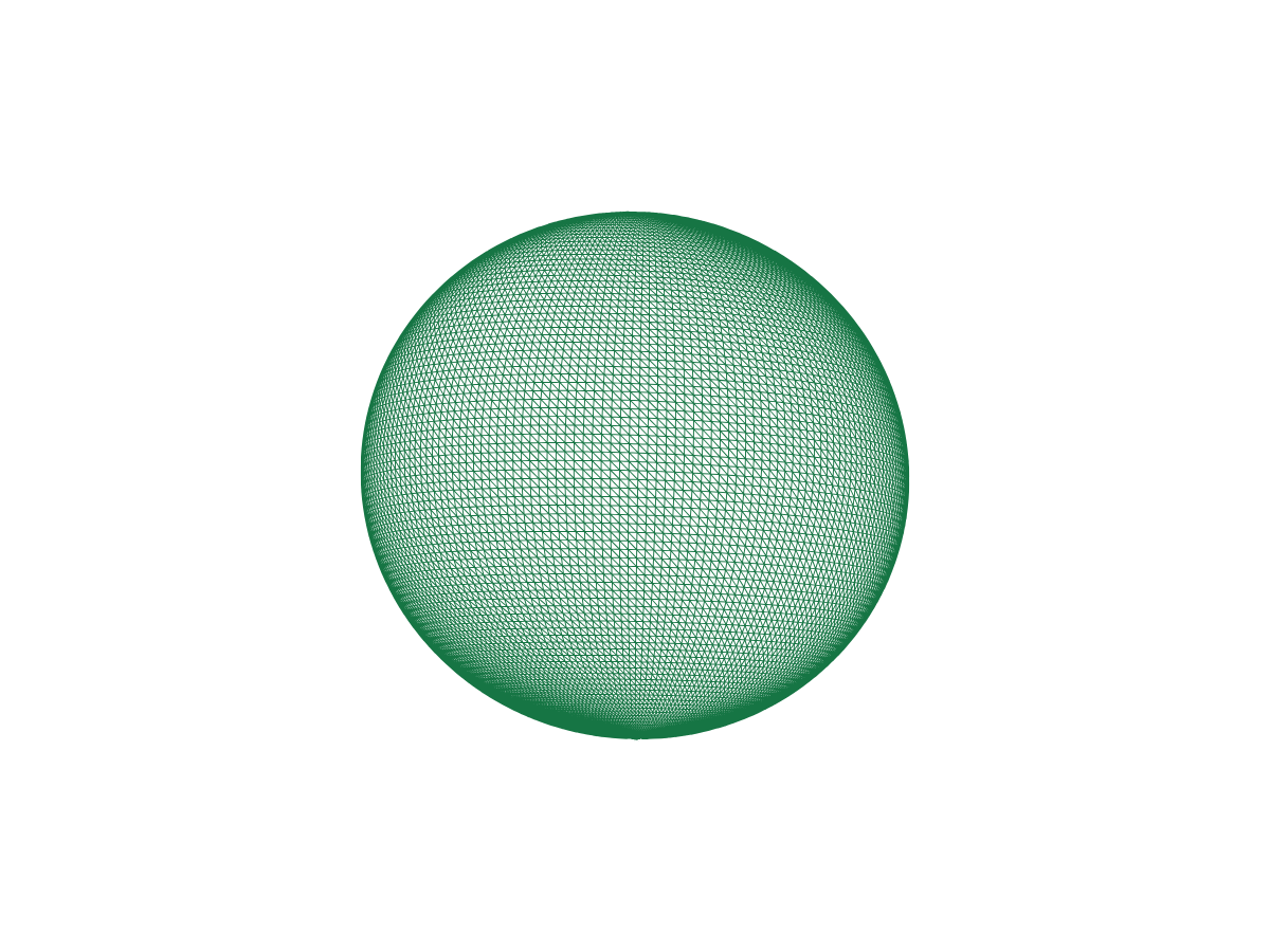 Abstrakte grüne Kugelgrafik mit klarer Gitterstruktur, die Unternehmensstruktur und geordnete Systeme visualisiert.