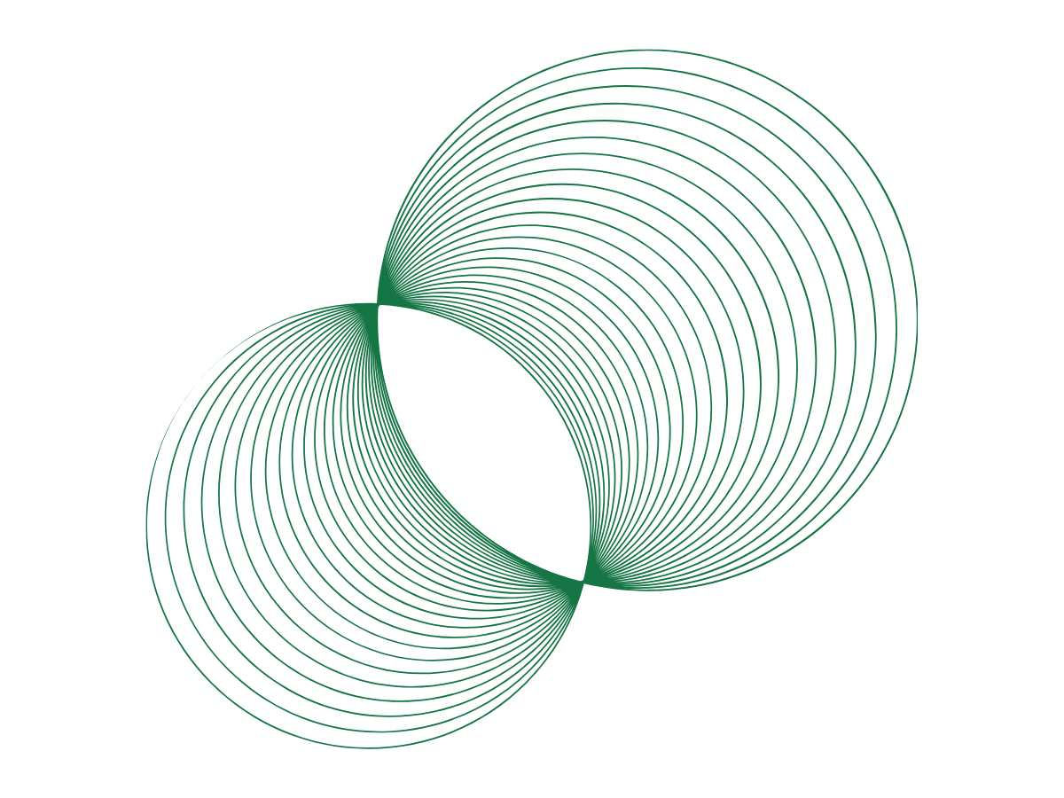 Abstrakte grüne Liniengrafik, die Verbindung, Entwicklung und die gemeinsame Ausrichtung von WIRE PEOPLE visualisiert.